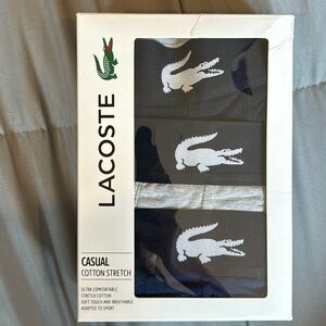 NWT Lacoste boxer briefs size large. 3 pack